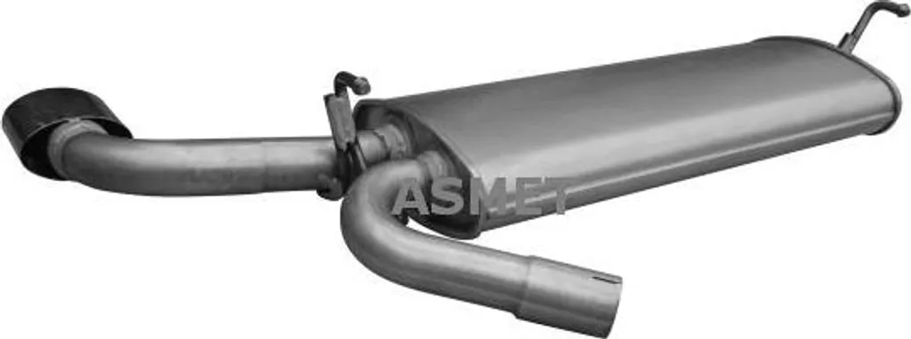 Silencieux arrière pour Opel Mokka réduction de bruit ASMET 5285