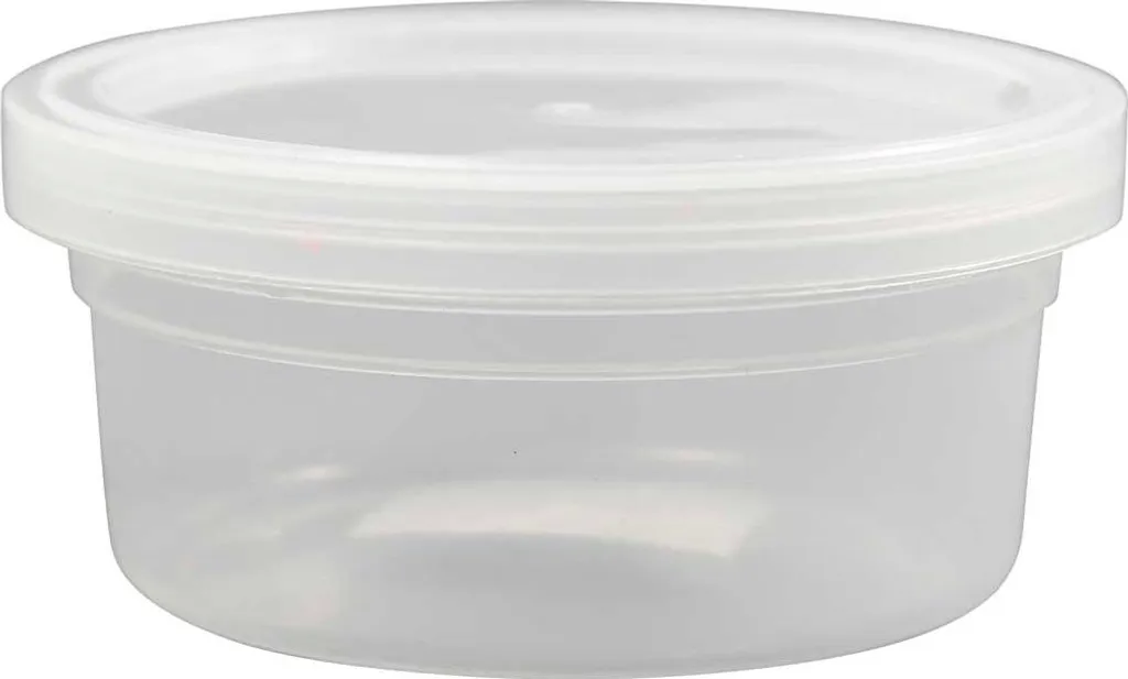 20 Barattolini per Slime e Glitter 125ml | Contenitori Creativi 84x38mm