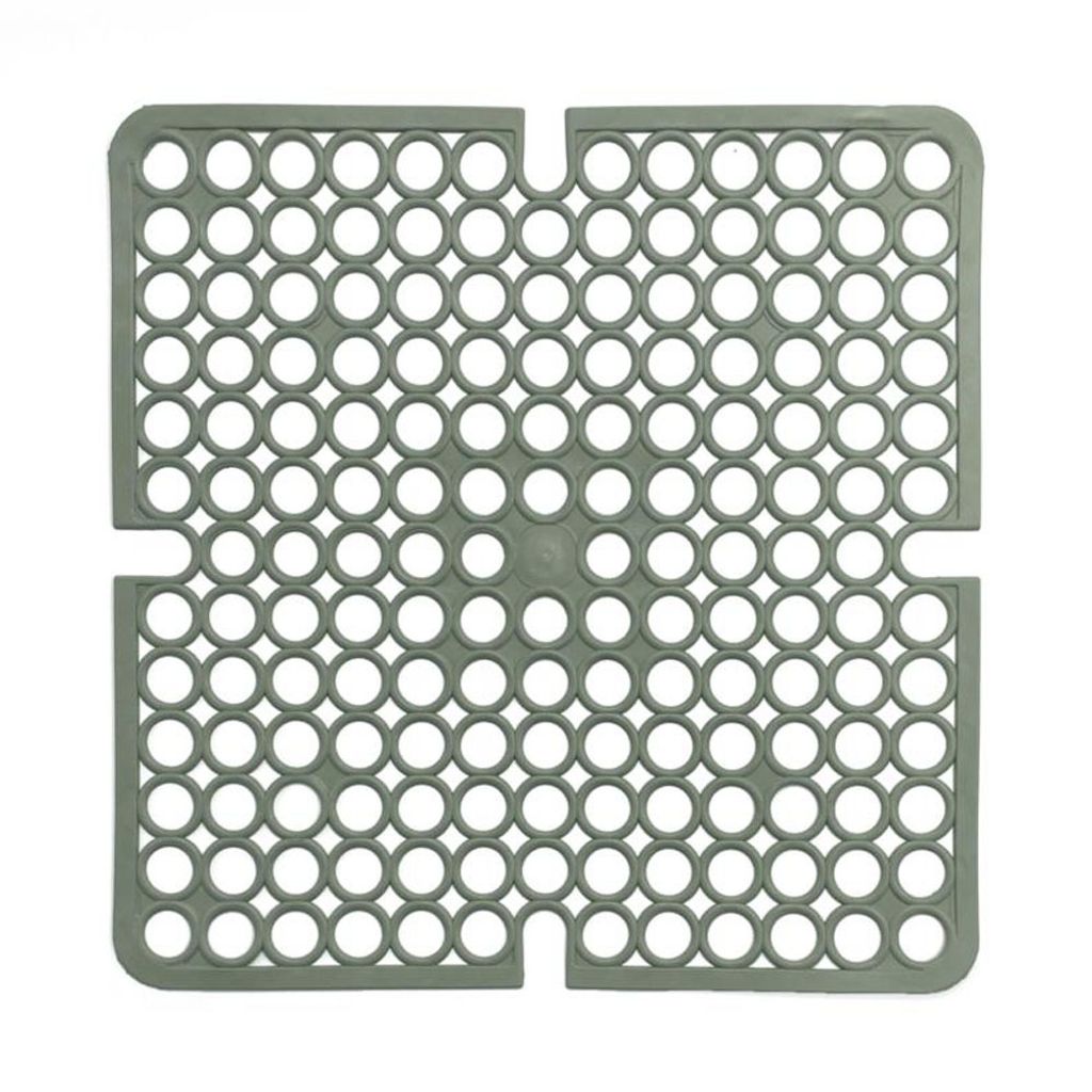 Bama Spülbeckenmatte Argento aus flexiblem PVC 30x30 cm für Produktbild 