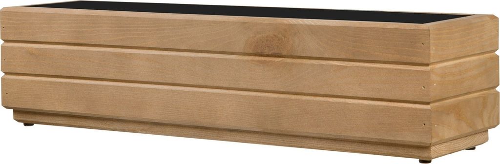 ALFALUX Blumenkasten Blumentöpfe Pflanzkasten Holz Pflanzkübel EICHE 70x17x17cm