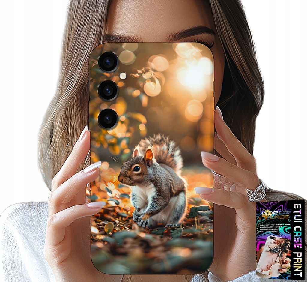 Hülle Für Samsung Galaxy A54 5G - Süsses Eichhörnchen, Hülle Mit Eigenem Motiv