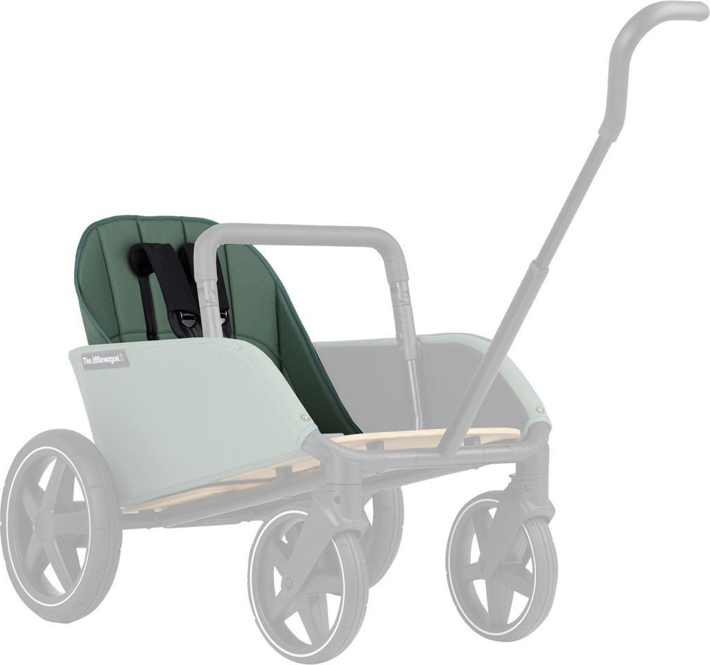 The Jiffle Bollerwagen und Duo-Sitz – Pine Produktbild 