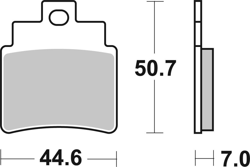 Scooterbelag SBS 171HM (Satz pro Scheibe) Street Ceramic