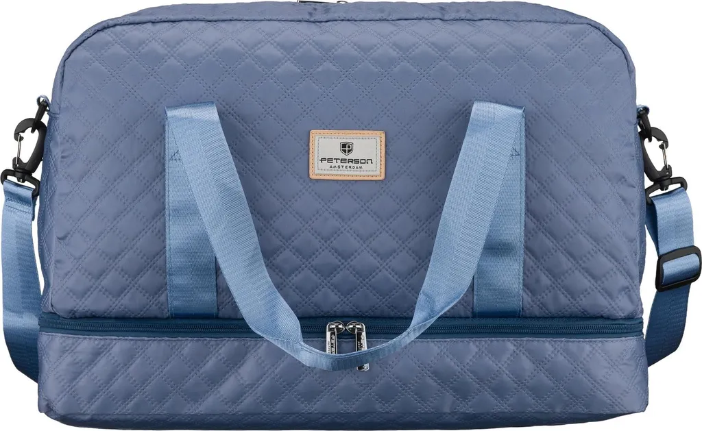 Peterson Borsa Viaggio Donna Tripings Blu: Robusta e Capiente