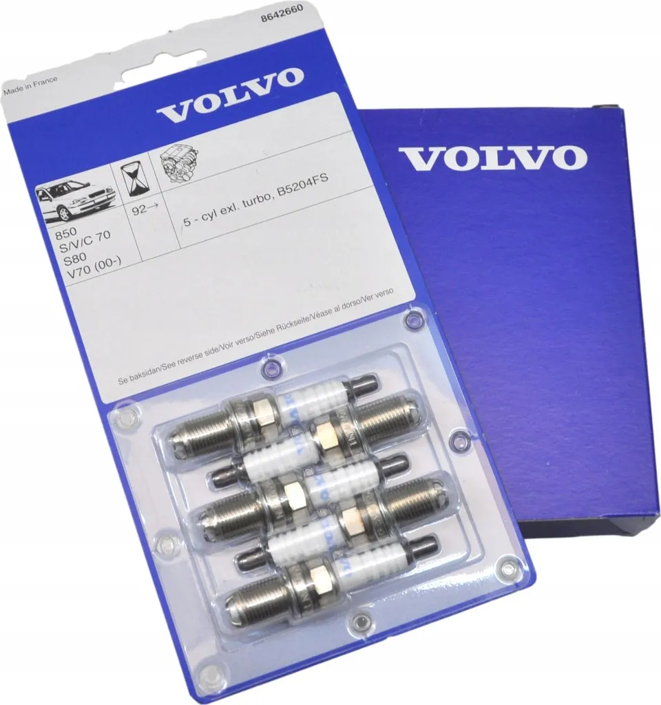 Kit Candele Accensione Volvo S60 S80 V70 850 | Ricambio OES Certificato