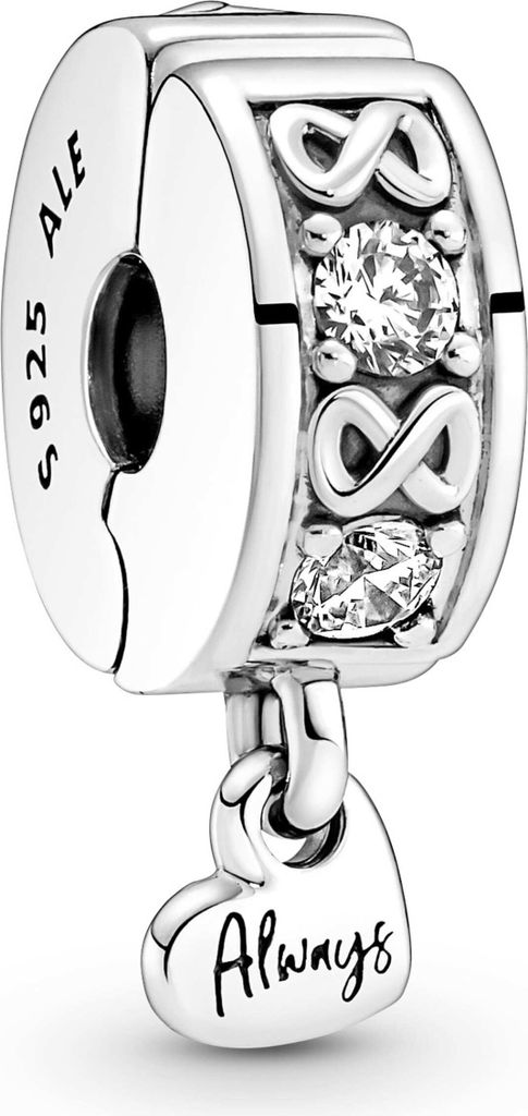 Pandora 791151C01 - Familie immer Pavé Clip Charme - Clipbedel