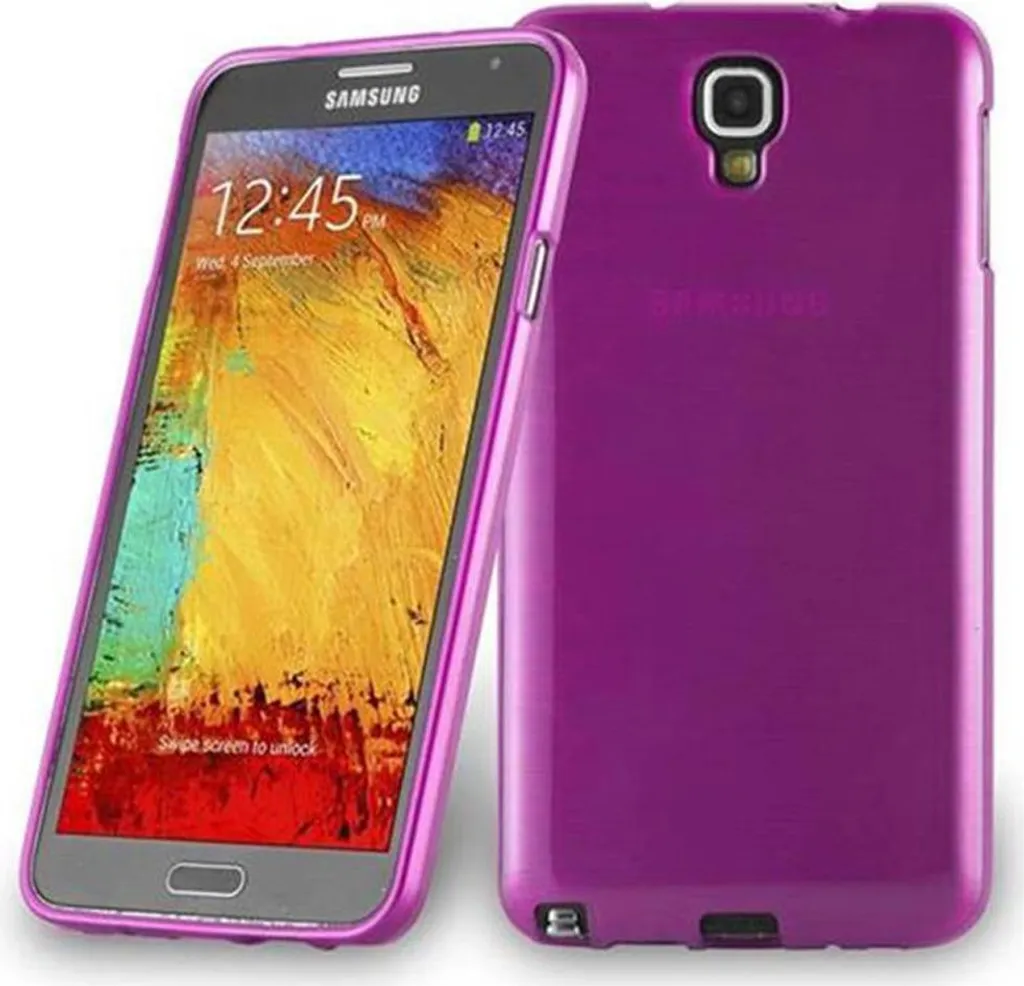 Cadorabo custodia per Samsung Galaxy NOTE 3 NEO custodia protettiva in TPU rosa custodia in silicone cover