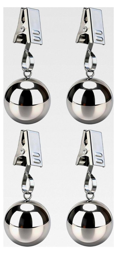 4 Stück Robuste Tischdeckenklammern aus Edelstahl mit Rostfreiem Clip für Outdoor-Picknicktische, Hochzeiten, Gartenpartys und Vorhänge