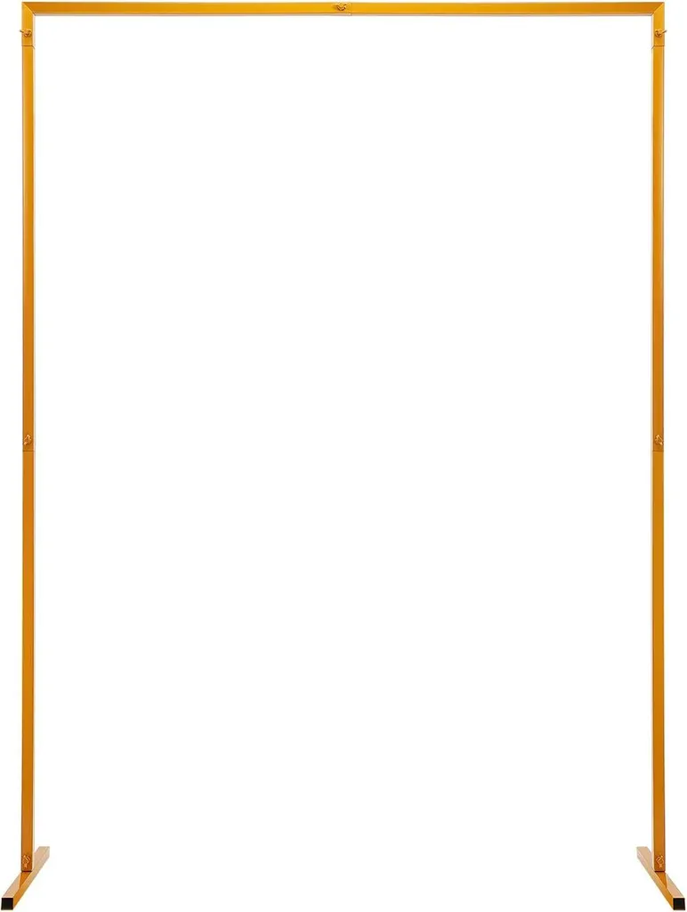 Struttura Arco Eventi 200cm Giallo - Cornice Ferro Quadrato per Business