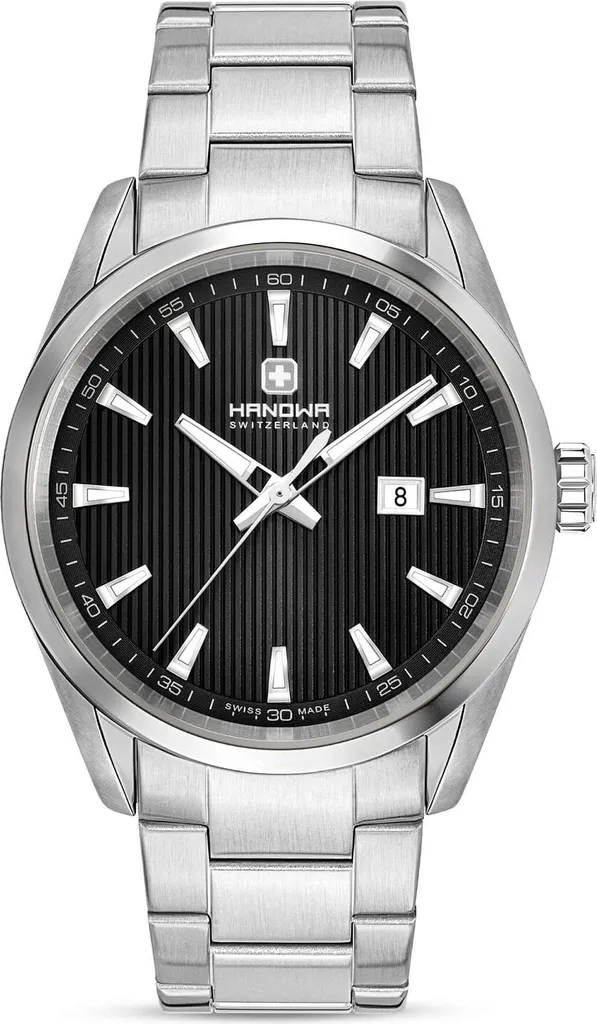 Montre Hanowa Oran HAWGH0002701 pour Homme en Acier avec Cadran Noir