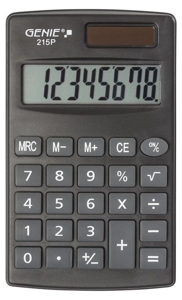 GENIE Taschenrechner 215 P 8-stellig Image du produit 