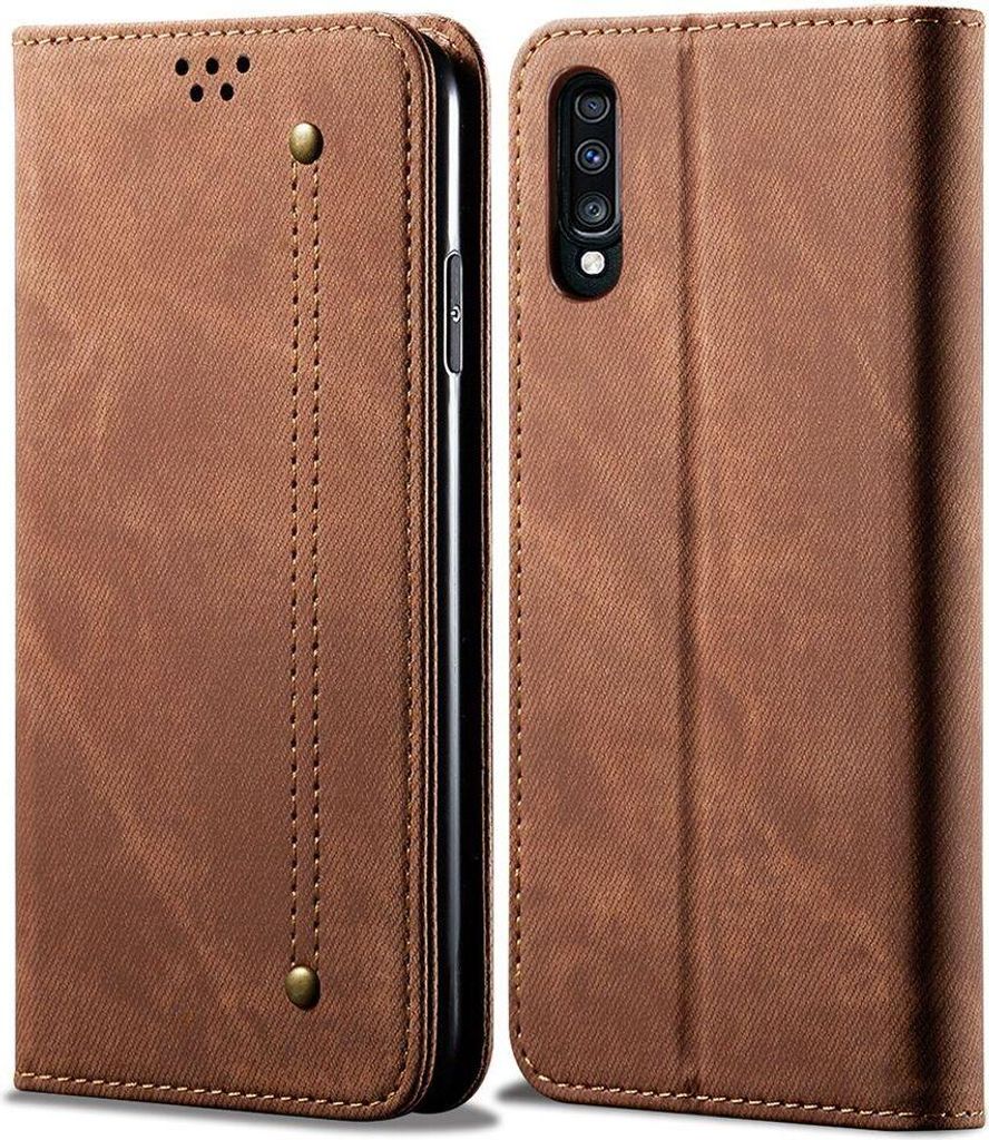Galaxy A70 Case, étui portefeuille en cuir avec fermeture Image du produit 