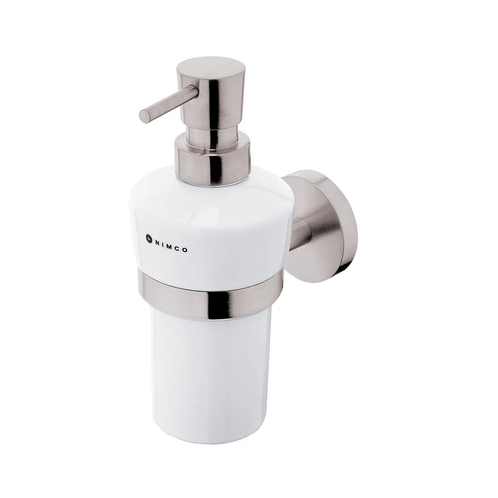 Distributeur de savon NIMCO UNIX UNM 13031KU-T-10 en céramique et inox