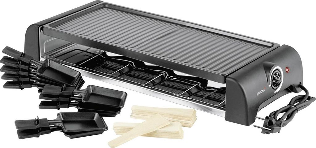 KORONA 45060 Raclette gril 10er 1.500Watt černý Obrázek produktu