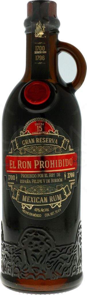 El Ron Prohibido Solera 15 anni Gran Reserva Mexican Rum | Immagine del prodotto 