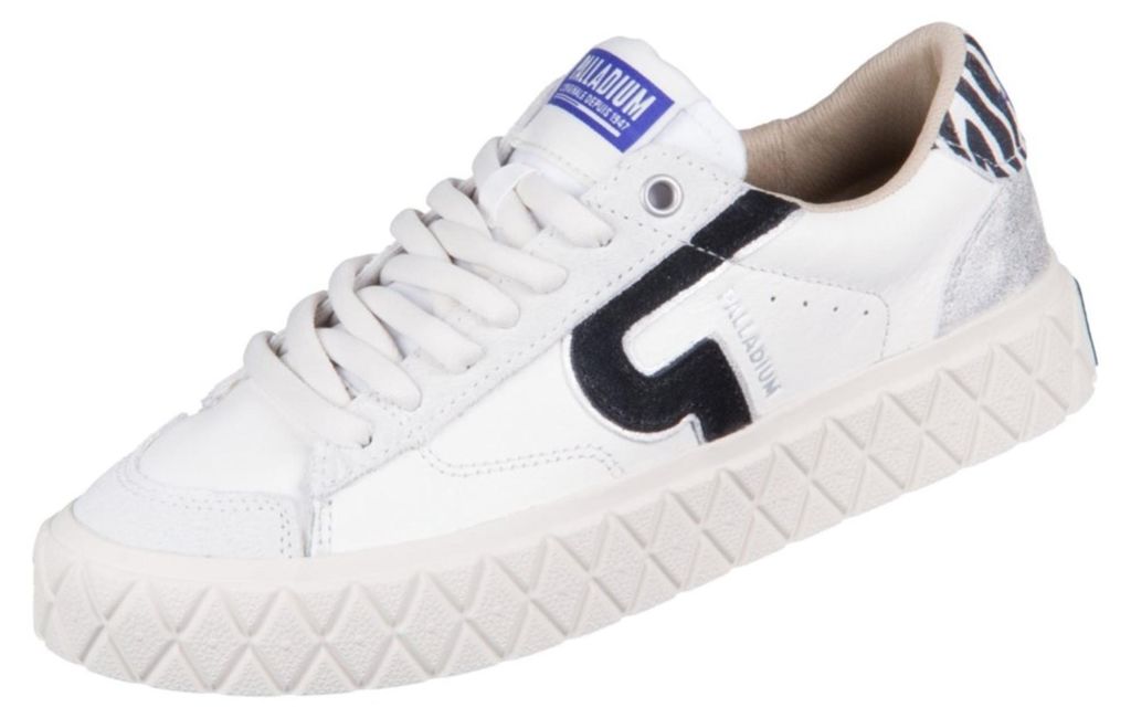 Palladium 94662-140-M Ace Lo Mix Wild S - Damen Sneaker - Star-White-Zebra-M