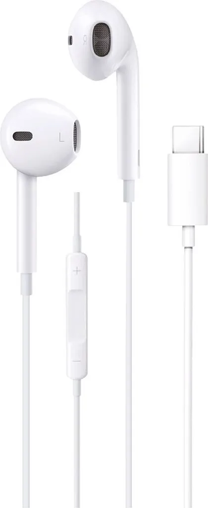 Sunix Auricolari In-Ear Type-C per Smartphone | Stereo, Mic, Bianco