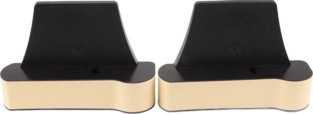 Autositz-Lückenfüller-Organizer, multifunktional, universell, ABS-Kunstleder, seitliche Aufbewahrungsbox, Autokonsole, Beige