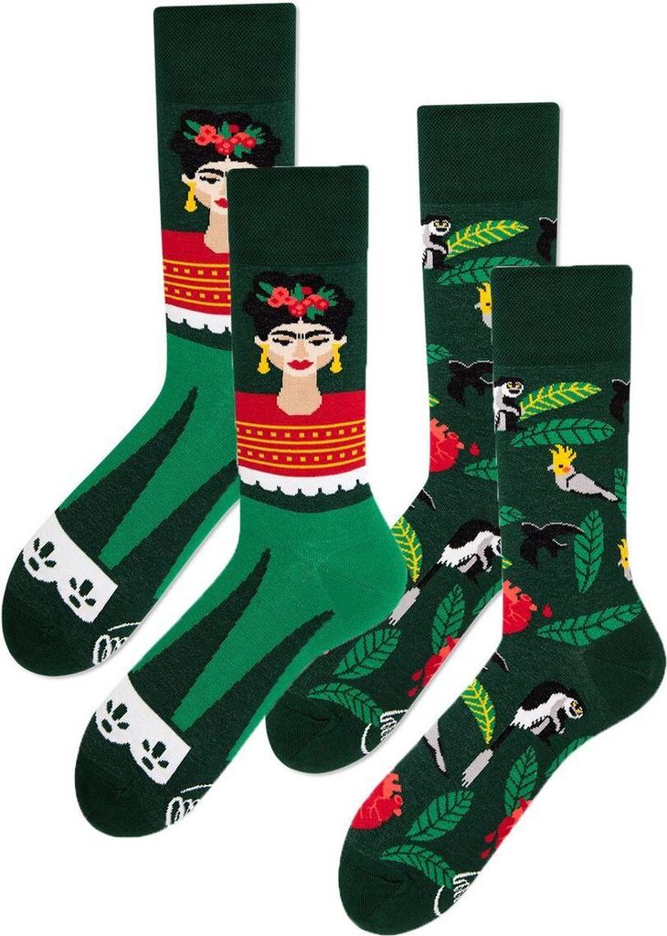 MANY MORNINGS Doppelpack Socken Uni Verschiedene Motive, Produktbild 