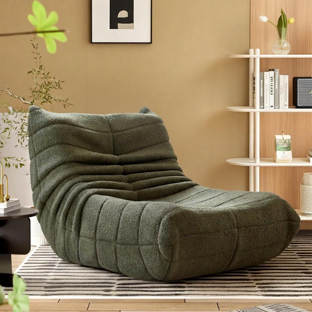 okwish Schlafsofas Relaxsessel mit Rückenlehne, Lazy Sofa, Produktbild 