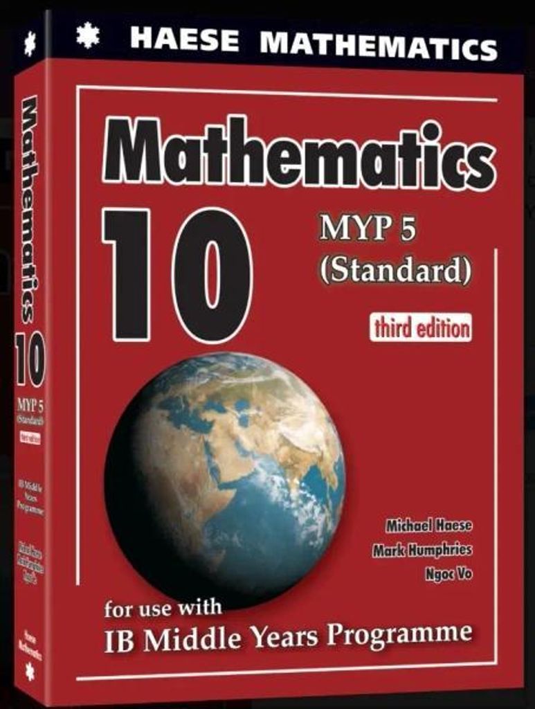 Mathematics 10 Standard. MYP 5 Standard. 3rd edition - Immagine del prodotto 