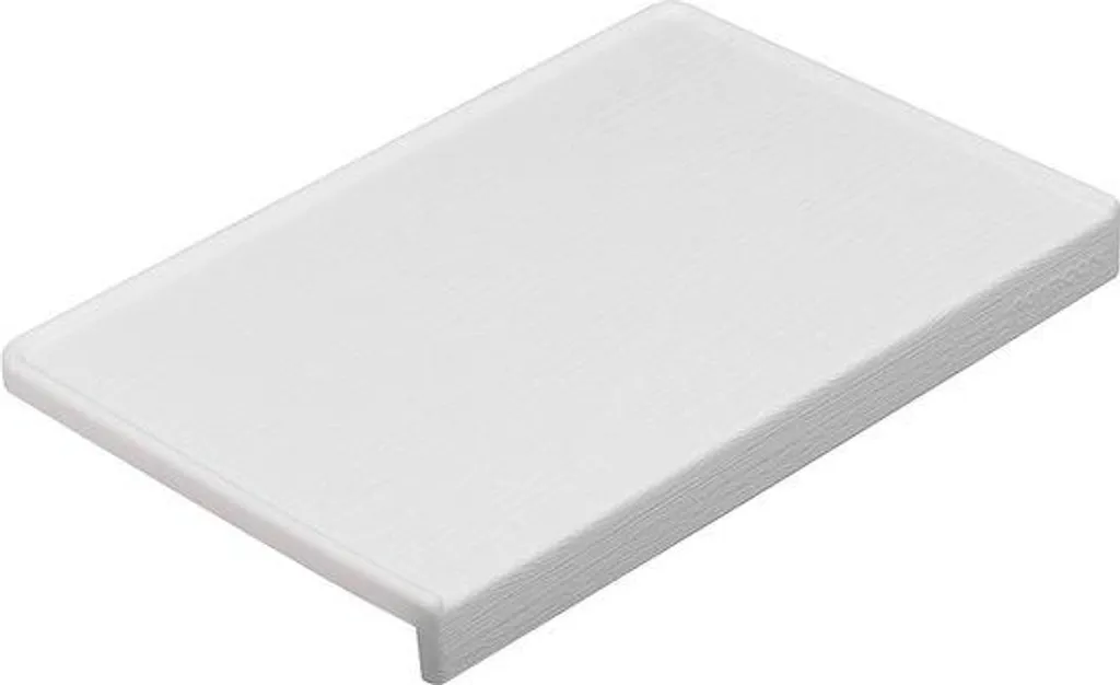 Tapis de tassage expresso en silicone blanc résistant à la chaleur 20x15cm