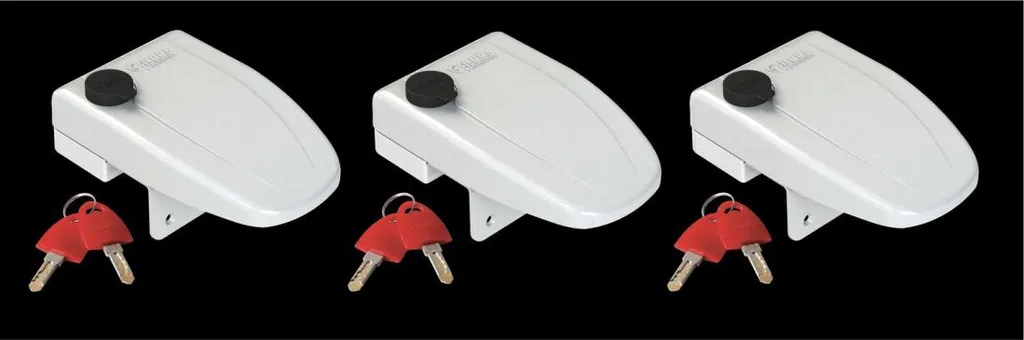 Serrure de Sécurité Safe Door Frame Fiamma Blanche en Pack de 3 Unités