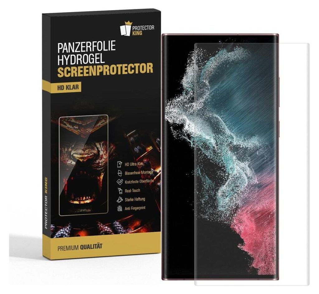 6x Panzerfolie für Samsung Galaxy S22 Ultra HYDROGEL Produktbild 