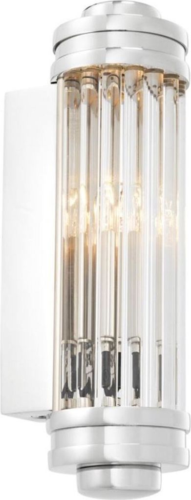 Casa Padrino Wandleuchte / Wandlampe Silber 7 x 10 x H. 26 Produktbild 