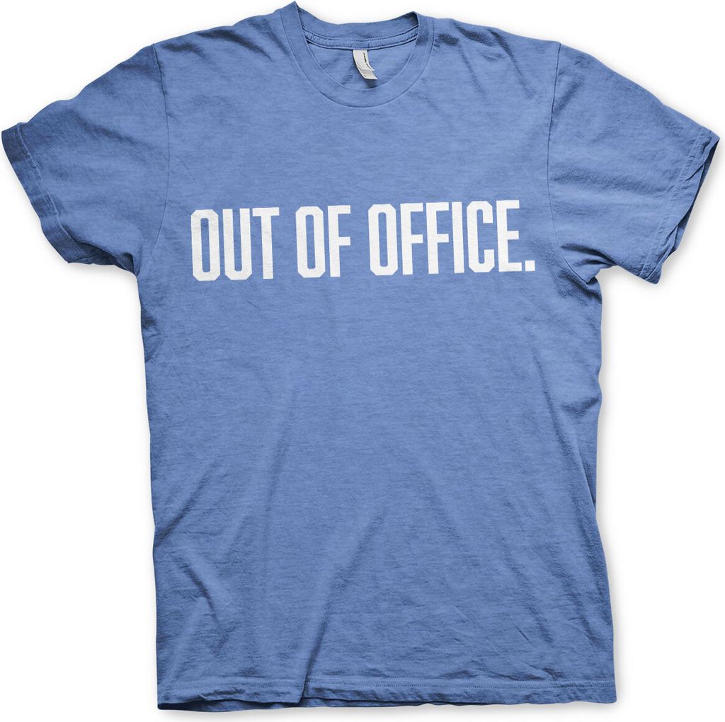 OUT OF OFFICE T-Shirt - XX-Large - Blue-Heather