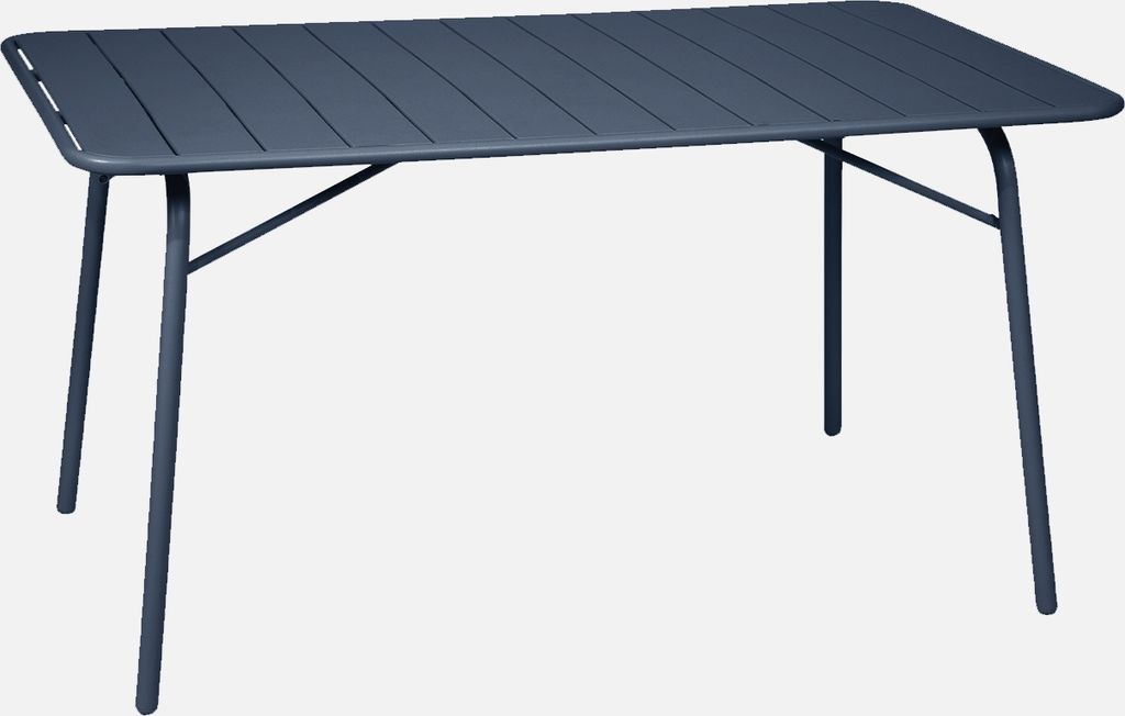 sweeek - Klappbarer Gartentisch aus Stahl für 6 Personen - Produktbild 