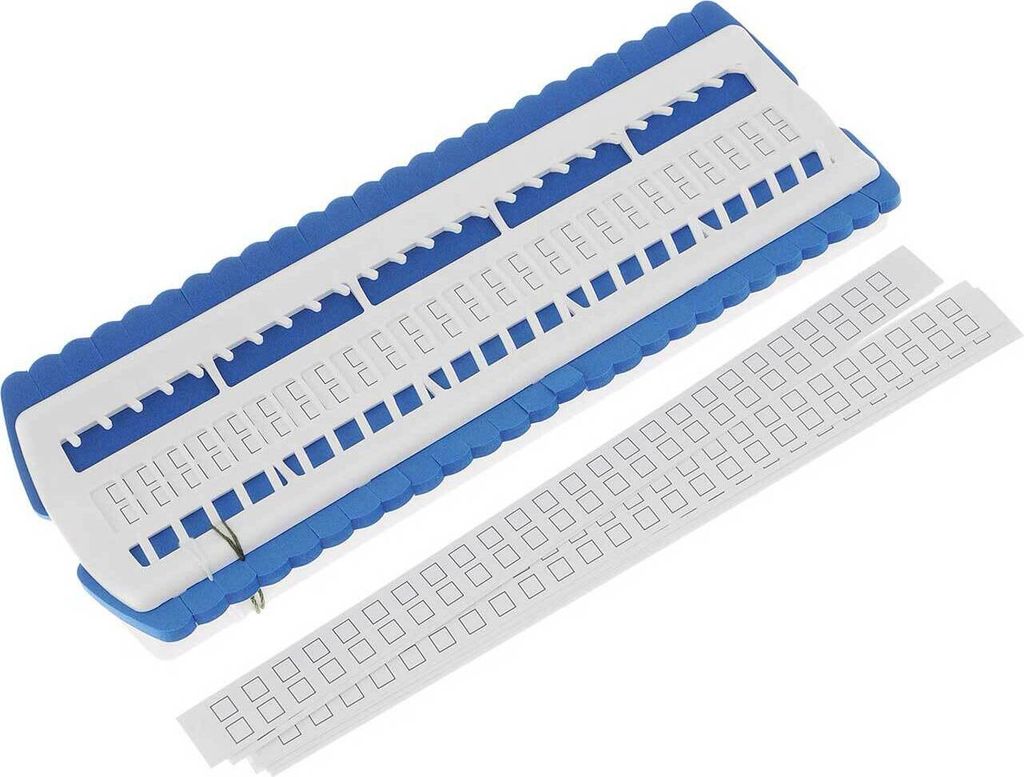 Pako Garn Organizer 705.060, 10x27cm, 50 Garne, Plastik