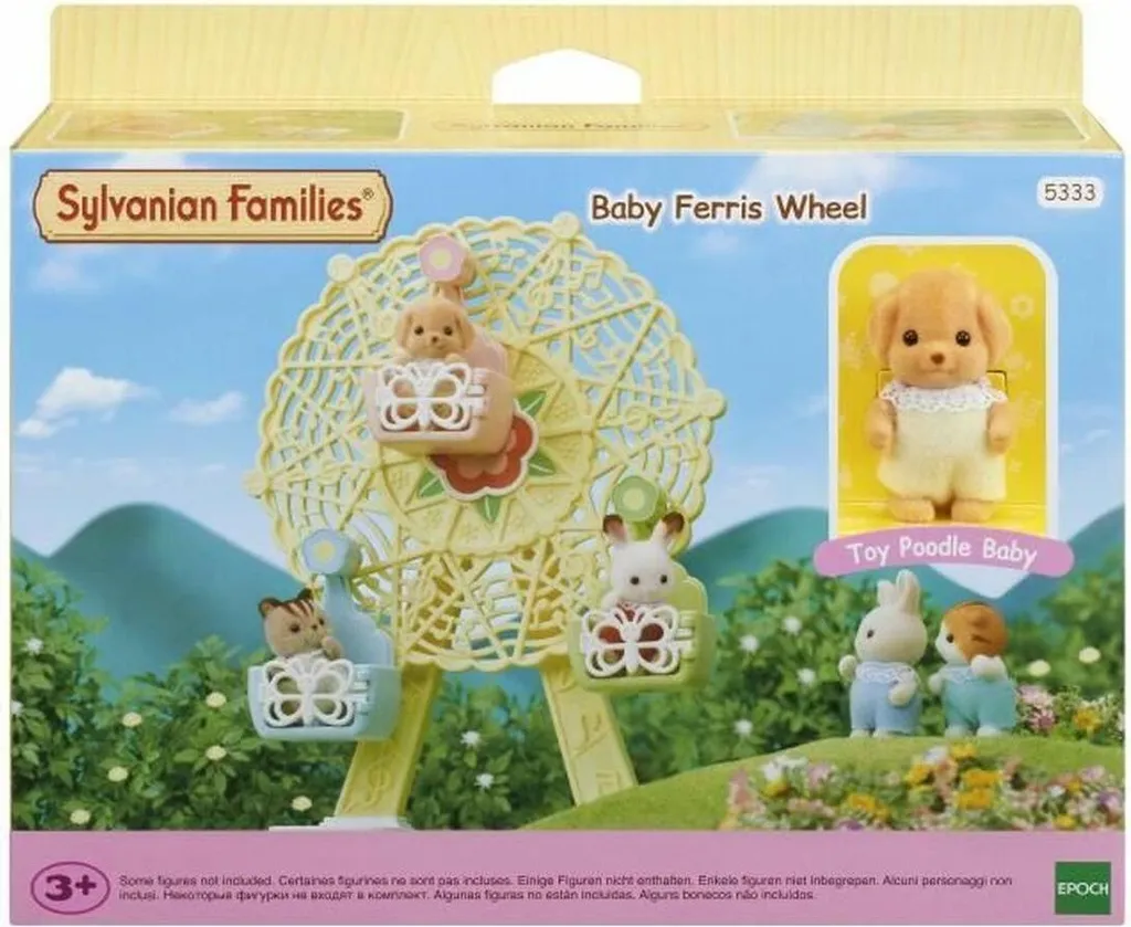 Sylvanian Families 5333 La Grande Roue Bébé avec Figurine Caniche Toy