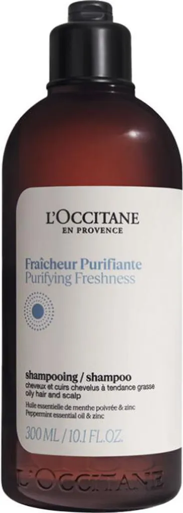 Shampoo L'Occitane Purificante 300ml - Capelli Leggeri e Puliti Subito