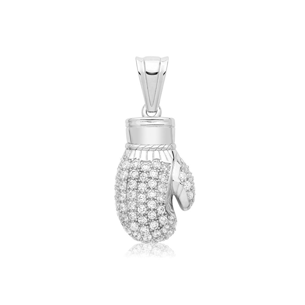 Wunderschöner 925 Sterling Silber Damen - Anhänger mit Saphir - 41mm*18mm, 9 Gramm; TRS36461