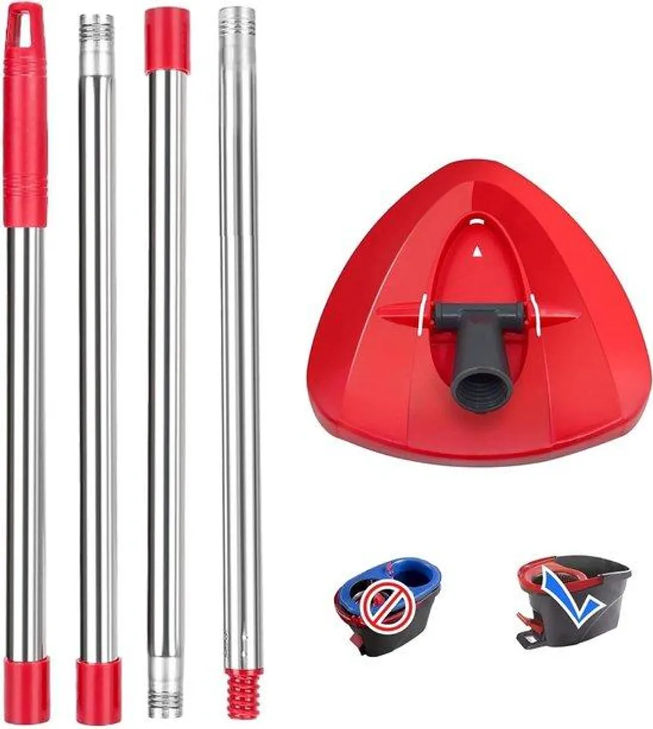Base de Balai Triangle pour Vileda Turbo Smart et EasyWring & Clean