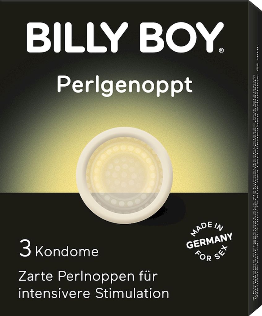 3er Billy Boy Perlgenoppt Kondome - Automatenpackung ca. Produktbild 