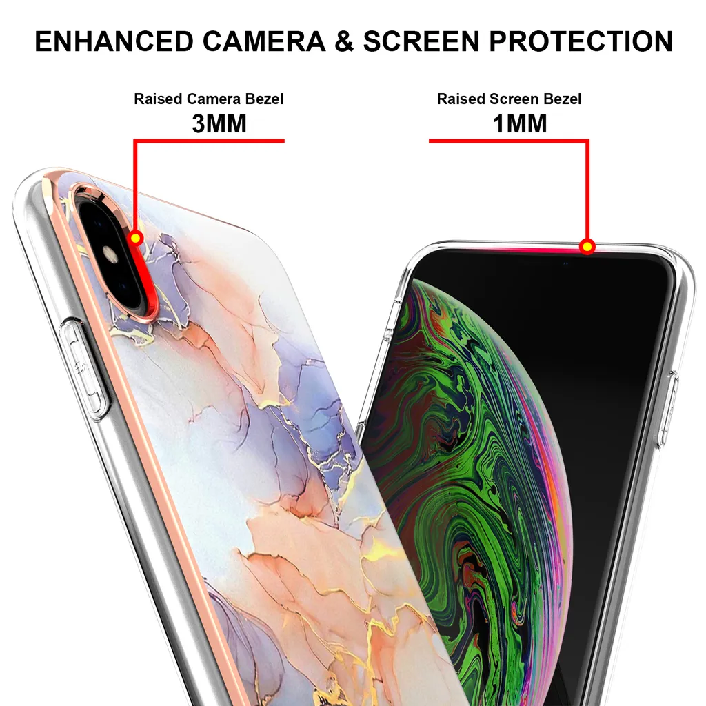 2 Custodie JuL Cover Per IPhone XS Max – Disegno Rapper Star, TPU Morbido Sottile, Antiurto (01)