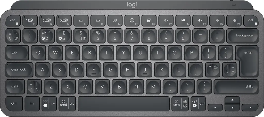 Logitech MX Keys Mini Clavier Bluetooth Multi-Dispositifs LED Graphite RF