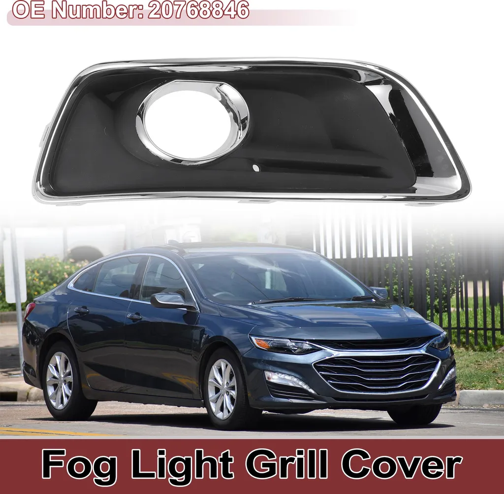 Grille Antibrouillard ABS Noir et Argent pour Chevy Malibu 20768846
