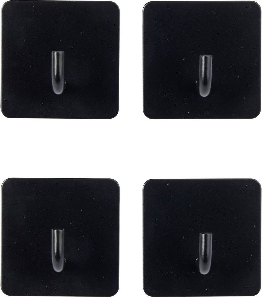 5 five simply smart - 4 selbstklebende kleiderhaken "stiky" 4,5x2,7cm