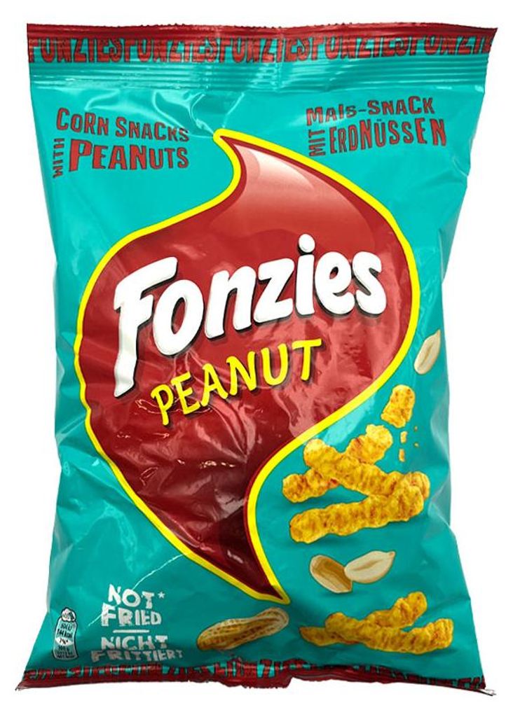 Fonzies Peanut, Mais-Snack mit Erdnüssen 100g Beutel