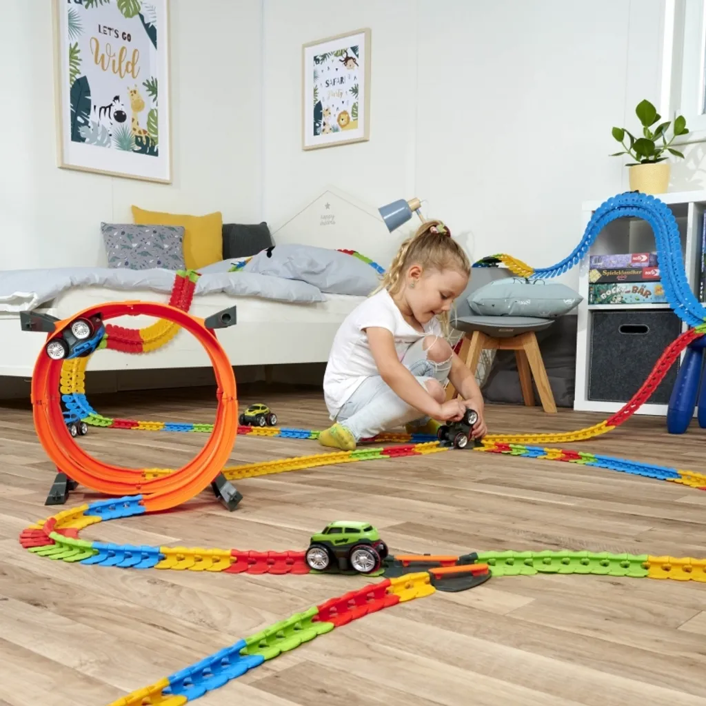 Smoby FleXtreme Superlooping Set Multicolore de 23 Pièces de Construction - 22