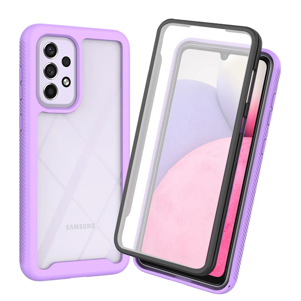 Cover Integrale Samsung A53 5G Viola - Full Body Armor con Screen Protector