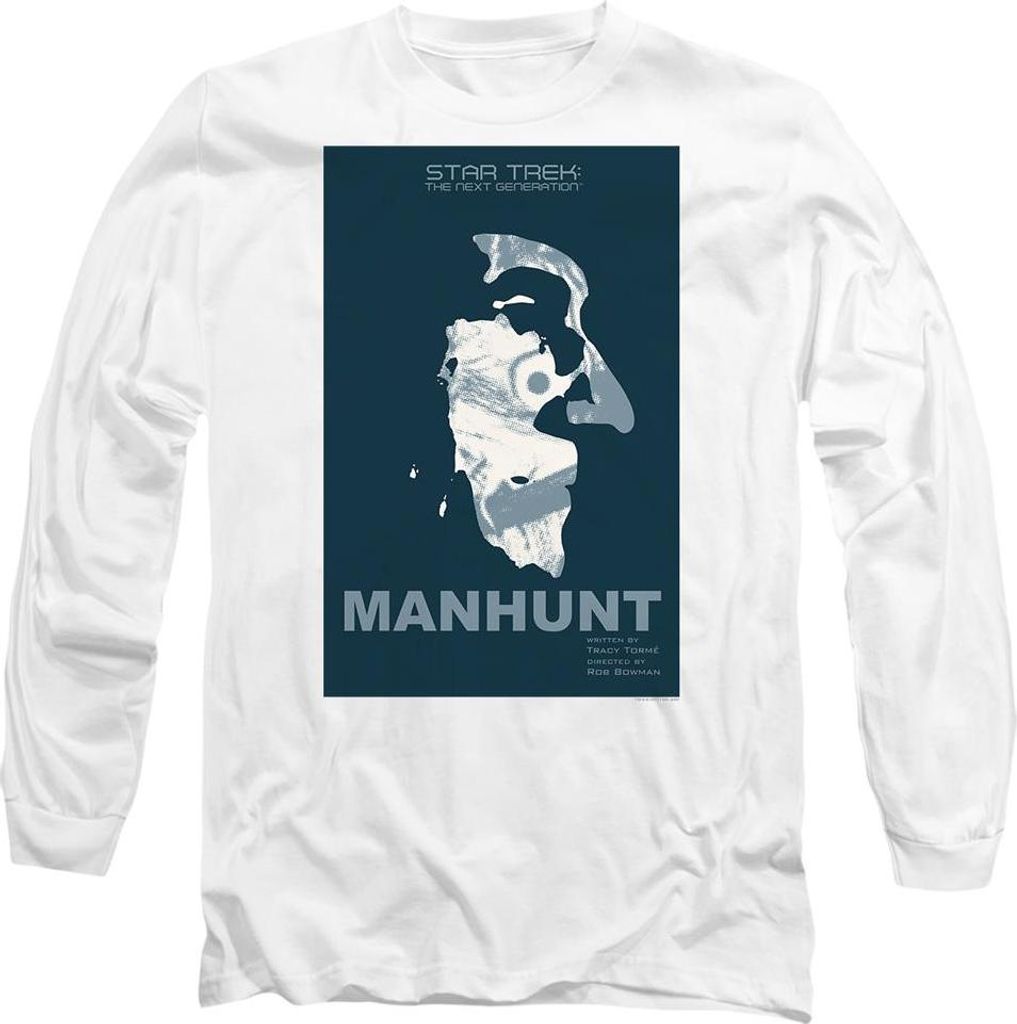 Star Trek - "The Next Generation Season 2 Episode 19" T-Shirt für Herren/Damen Uni TV9874 (S) (Weiß)