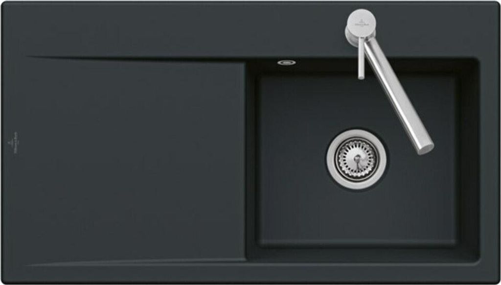 V&B Spüle Subway Style 45 Spülbecken links, timber CeramicPlus