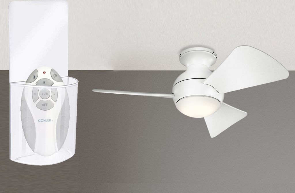 Kleiner Deckenventilator leise mit Licht und Fernbedienung, Outdoor & Badezimmer