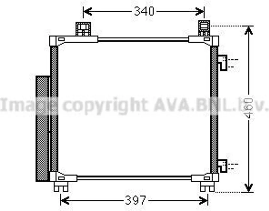 Condenseur de climatisation Toyota IQ J1 : Remplacez votre OE 8846074010