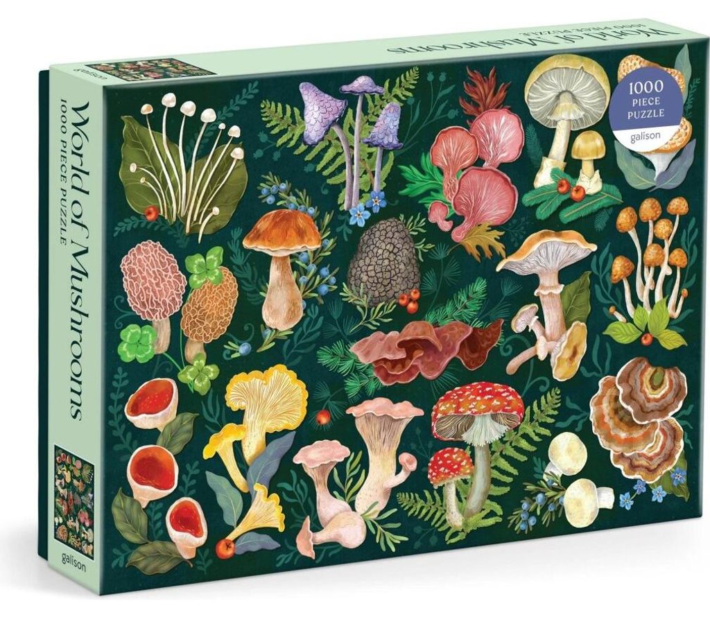 World of Mushrooms. 1000 Piece Puzzle Produktbild 