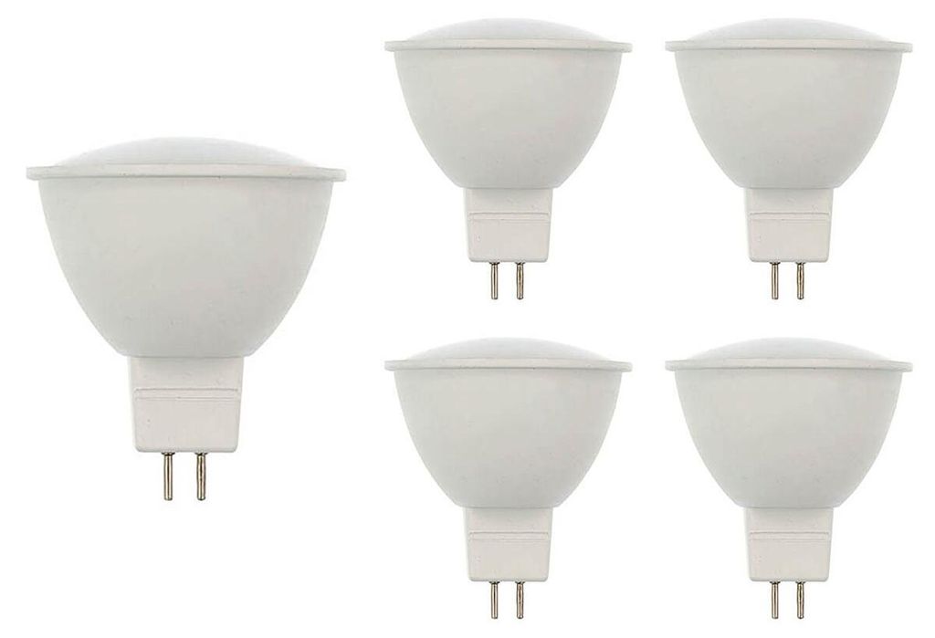 VITO GU5.3 LED Spot Lampe MR16 6W 528lm 6400K 12V 50mm 5 Stück